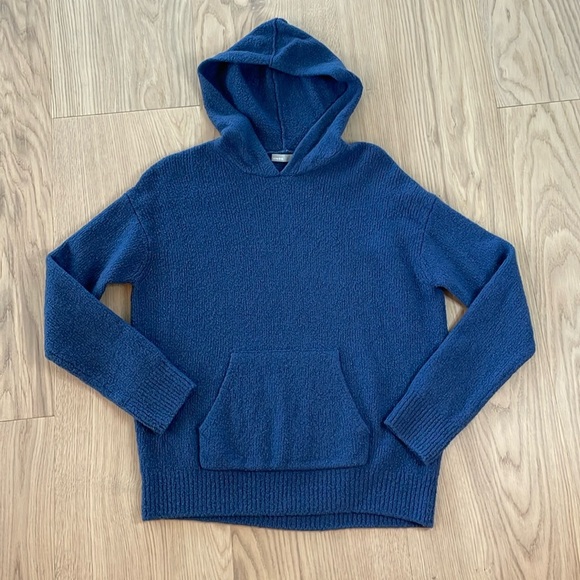 Vince Blue Hooded Sweater size Medium - Picture 1 of 7